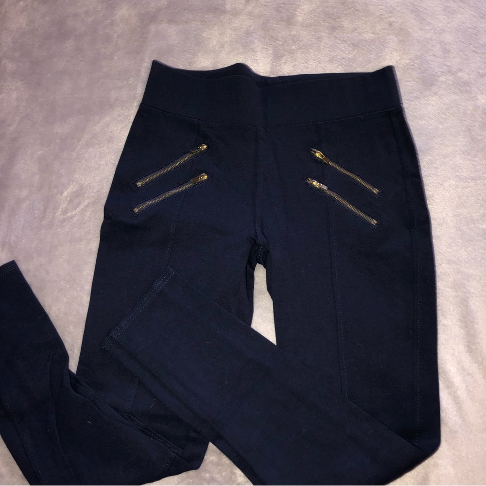 Guess stretchy navy blue classic pants
